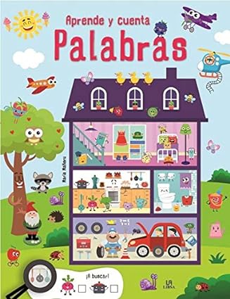 Libro infantil aprende y cuenta: palabras