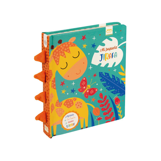 Libro para bebés: lomos divertidos: mi pequeña jirafa